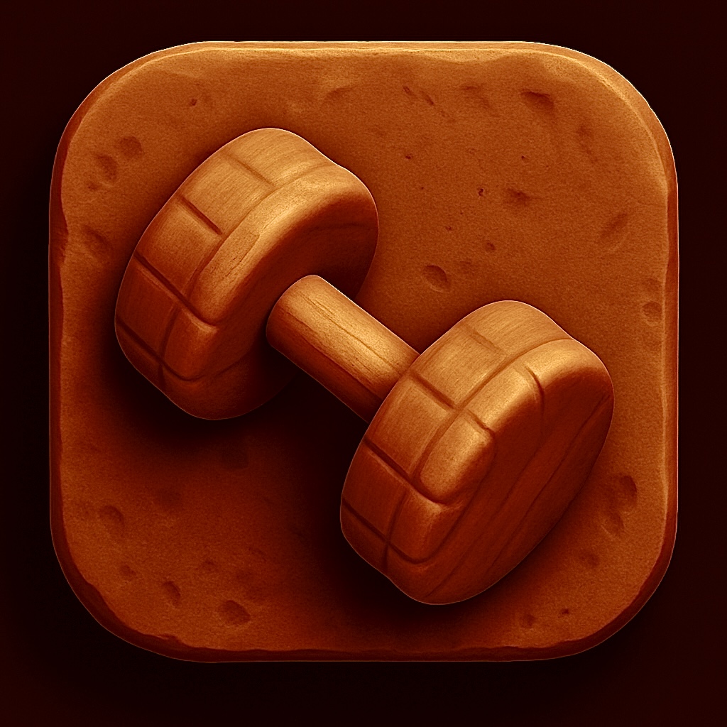 Wooden Dumbbell